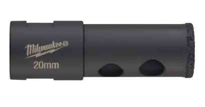 Jádrový vrták pro suché vrtání pr. 20 mm Milwaukee DIAMOND MAX™ (MI4932478277)